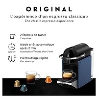 Nespresso Pixie Espresso Machine by De'Longhi - Dark Blue