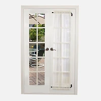 Swing Arm Ball Finial Curtain Rod, Set of 2