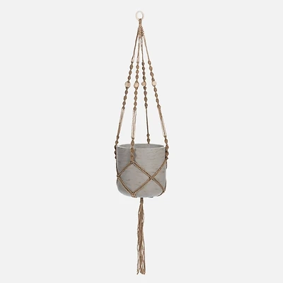 Suspension pour plante, 42 po L - Naturel