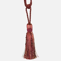 Set of 2 Ava Tieback -Burgundy