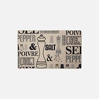 Tapis Sel & Poivre Poly 