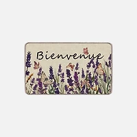 Tapis Poly « Bienvenue » - Lavande 