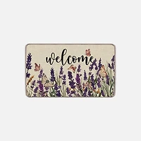 Tapis Poly « Welcome » - Lavande 
