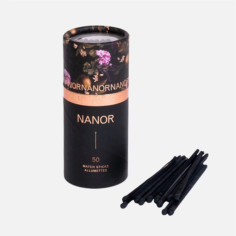 Nanor Box of 50 Matches - Black