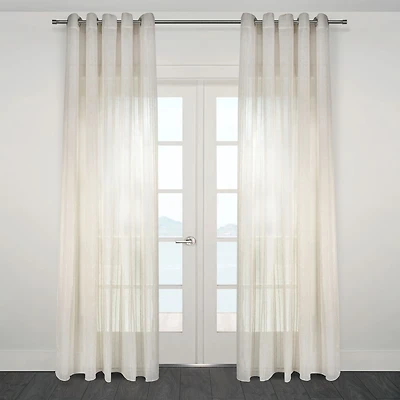 Prato  Semi Sheer Grommet Panel