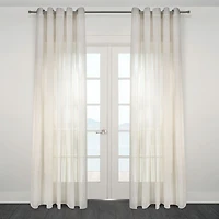 Prato  Semi Sheer Grommet Panel