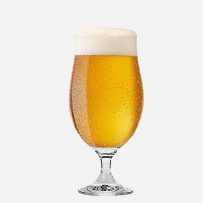 Krosno Stem Beer Glasses, Set of 6