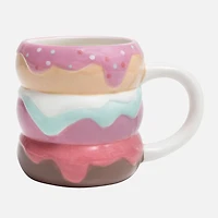 Safdie & Co. Tasse Beigne et Burger - Assorti, individuel