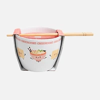 Safdie & Co. Bol thème ramen avec baquette - Assorti