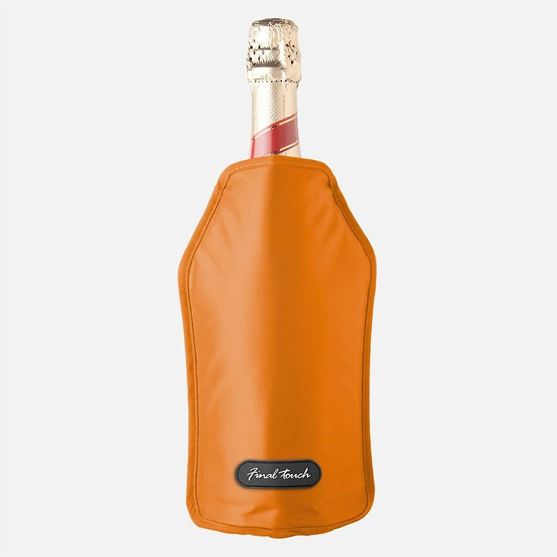 Wine Bottle Sleeve Chiller by Final Touch - Orange