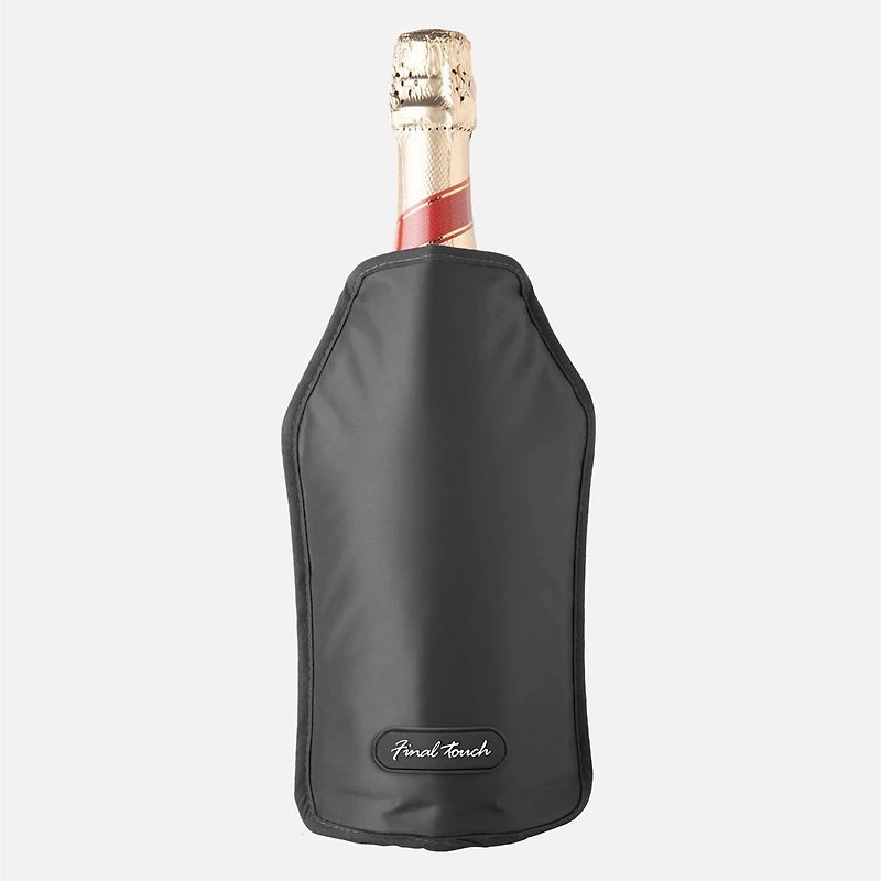 Refroidisseur de bouteille de vin par Final Touch - Noir