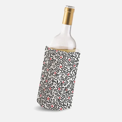 Vacu Vin Keith Haring Active Wine Cooler Sleeve