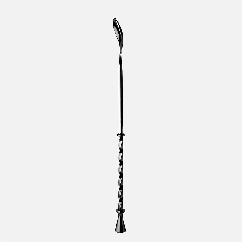 Cuillère à mélanger pour cocktail - Chrome noir