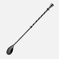 Cuillère à mélanger pour cocktail - Chrome noir