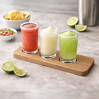 Final Touch Margarita Frozen Drink Flight, Set of 4