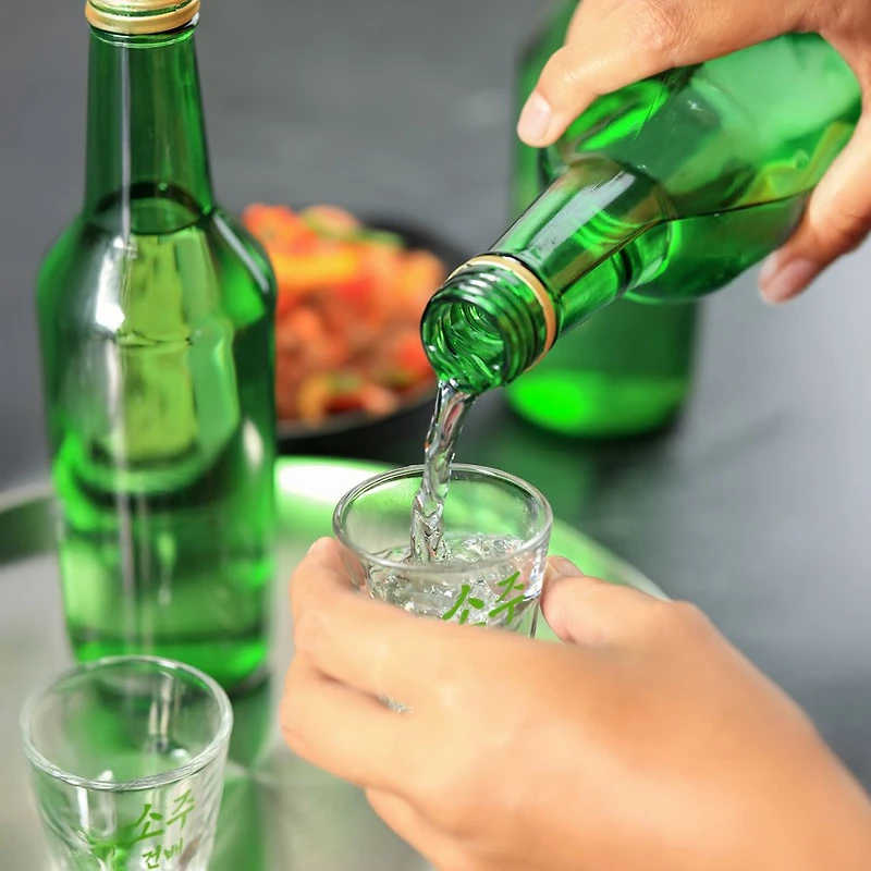 Final Touch Soju Glasses, Set of 4