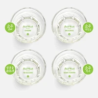 Final Touch Soju Glasses, Set of 4