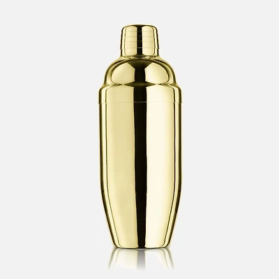 Double-Wall Cocktail Shaker Brass by Final Touch
