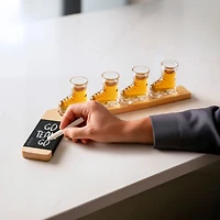 Final Touch Shot Glasses Set - Hockey Shot Flight