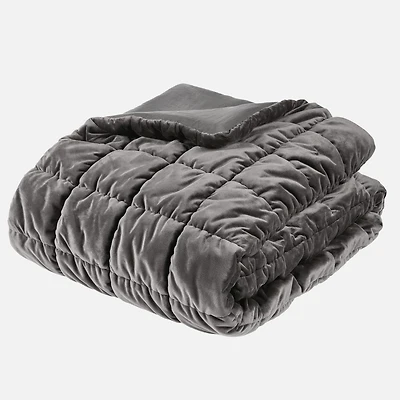 Puffy Velvet Comforter Set