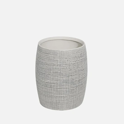 Raffia Wastebasket