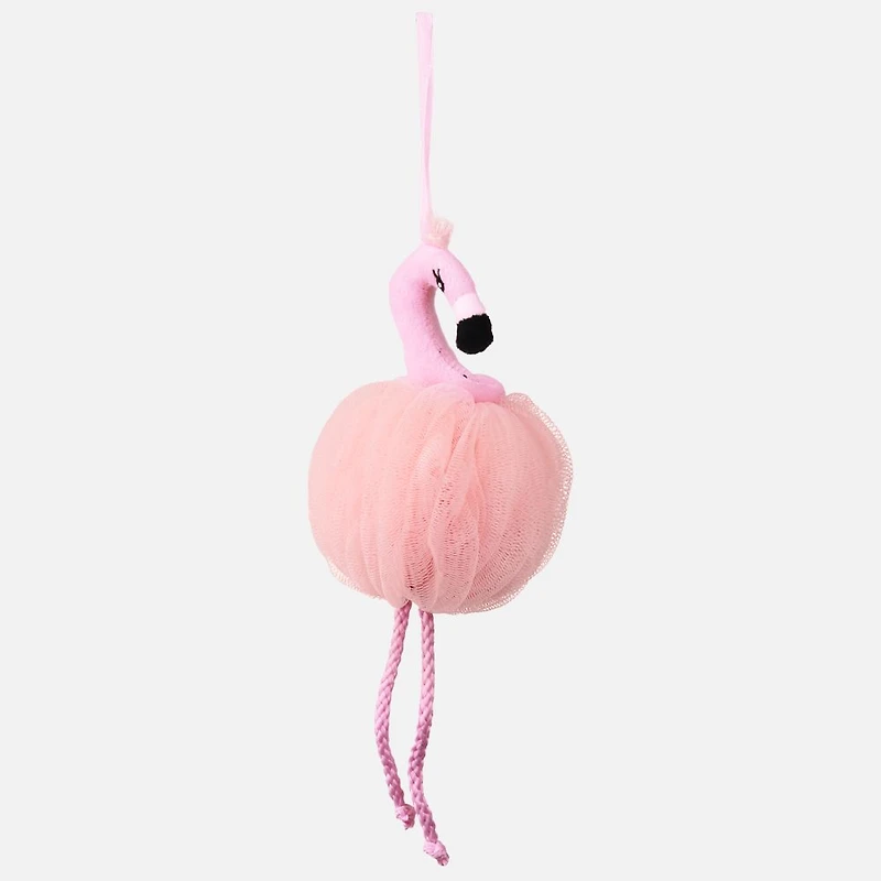 Flamingo Bath Pouf