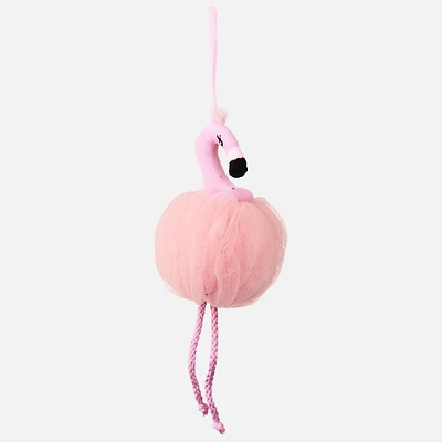 Flamingo Bath Pouf