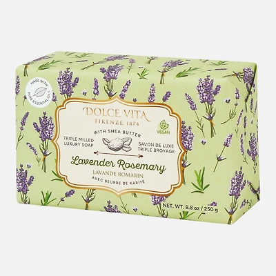Dolce Vita Bar Soap,  250g - Rosemary Lavender