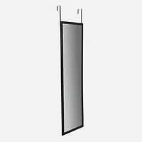 Miroir de porte, rectangulaire - Noir