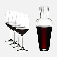 Riedel Veritas Verres à vin et carafe Mosel, ensemble de 5