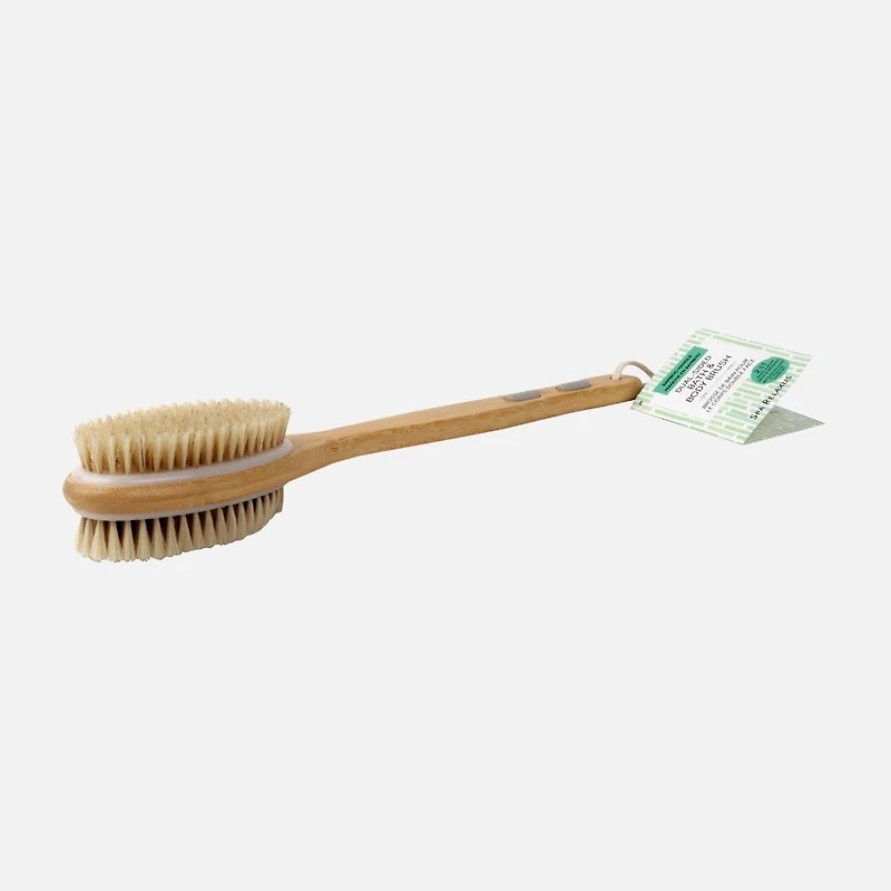 Brosse double face pour le bain et le corps