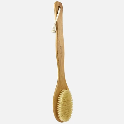 Brosse de bain avec manche en bambou