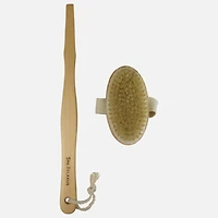 Bath Brush with Boar Bristles, 18"