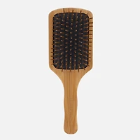 Brosse à cheveux plate en bambou de luxe