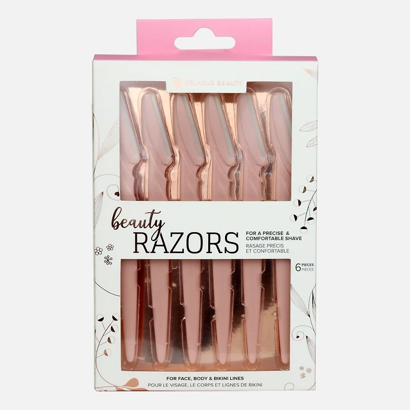 Ensemble de rasoirs de beauté, 6 pièces