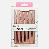 Ensemble de rasoirs de beauté, 6 pièces