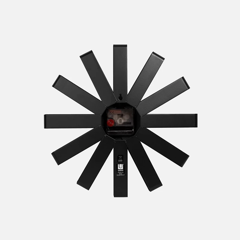 Umbra Ribbon Horloge murale - Noir
