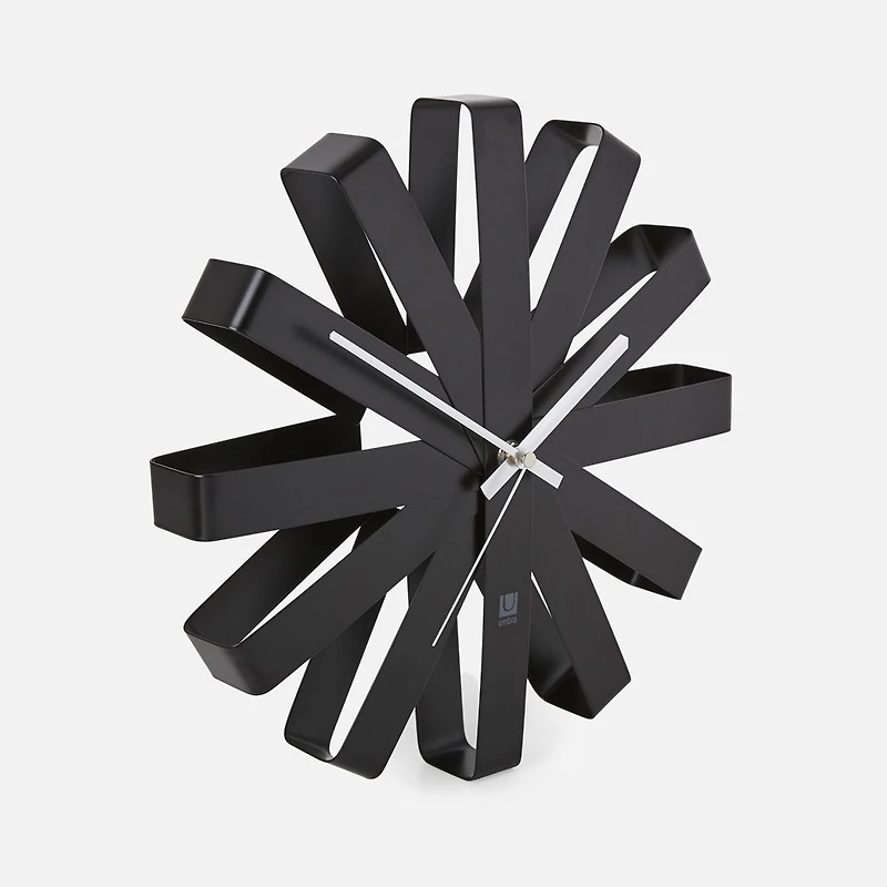 Umbra Ribbon Horloge murale - Noir