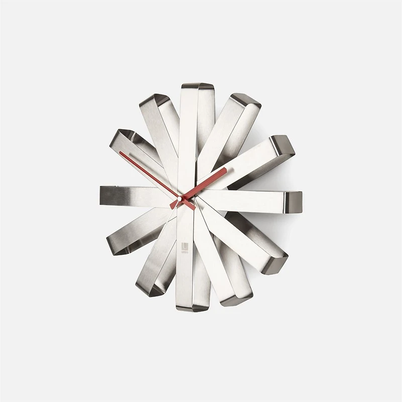 Umbra Ribbon Horloge murale - Acier