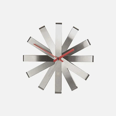 Umbra Ribbon Horloge murale - Acier