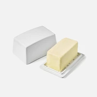 Beurrier en céramique de 1 lb avec mesures Ricardo