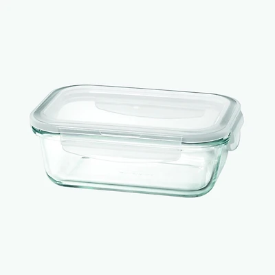 Ricardo Borosilicate Glass Rectangular Container, 2 L
