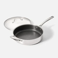 Ricardo Poêle profonde hybride  avec couvercle - 28 cm