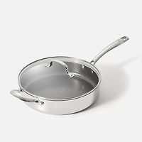 Ricardo Poêle profonde hybride  avec couvercle - 28 cm