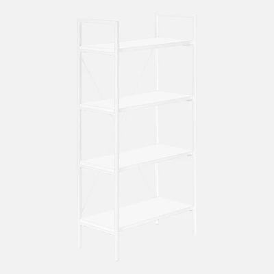 Risen Book Case 4 Tiers - White