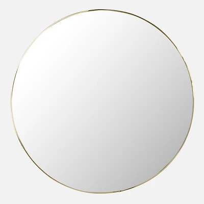 Round Mirror - Gold, 21.5" D