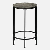 Roslyn Accent Table - Dark Bronze