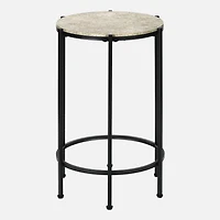 Roslyn Accent Table - Cream Stone