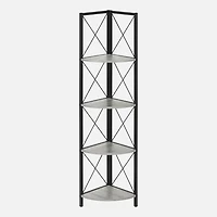 Roz 4-Tier Corner Shelf 