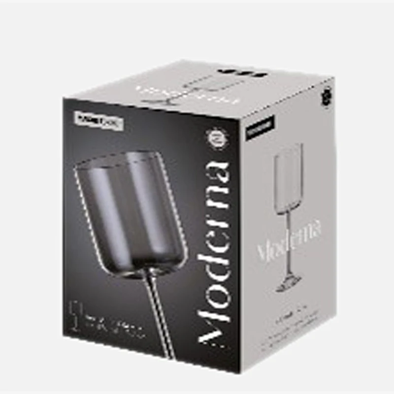 S&Co Moderna Verres à vin rouge, ensemble de 4